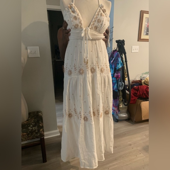 Free People Dresses & Skirts - New with tags Xs/s Free people maxi dress with stretch p2p 21”